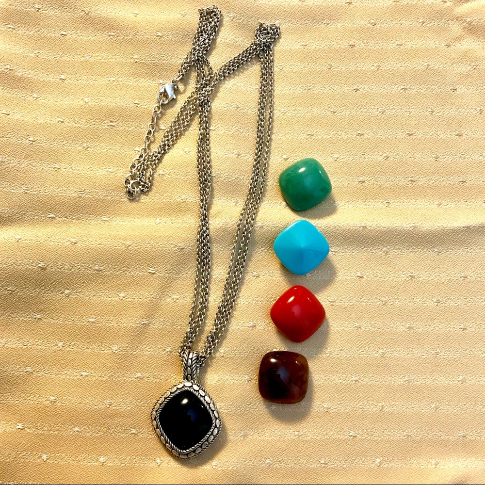 Women’s silver versatile necklace